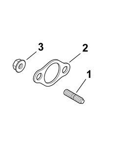 Kohler Efi Engine Exhaust Diagram and Parts List for 465 4X4-EFI-1I029Z-1H020Z-37BMD710 Cub Cadet Lawn Tractor Accessories